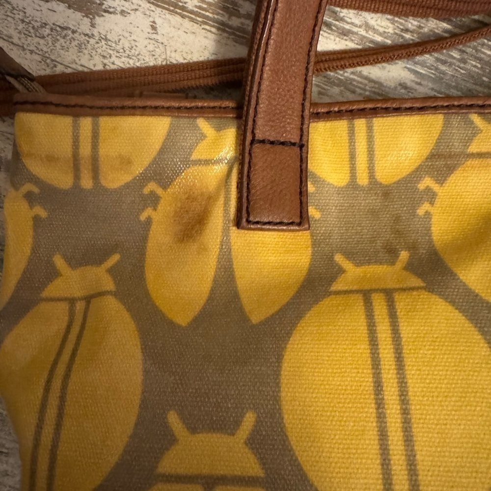 Fossil Key Per Set Tote Crossbody Bag and Wallet Ladybug - Picture 13 of 15